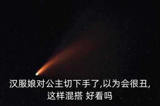 汉服娘对公主切下手了,以为会很丑,这样混搭 好看吗