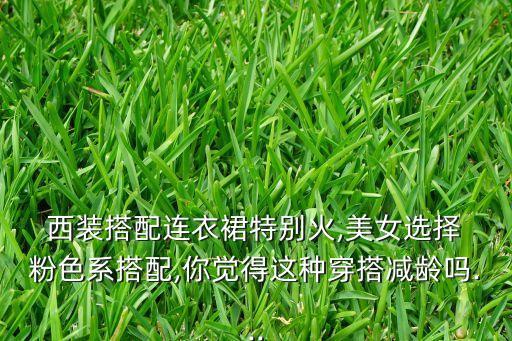 粉色西装粉色裙子好看,西装外套搭配什么裙子好看