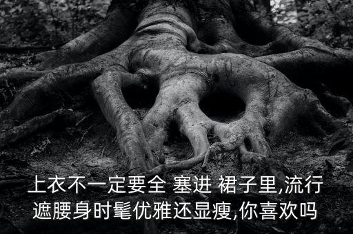 衣服怎么塞进裙子里好看,衣服改裙子怎么改