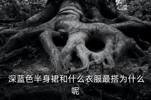  深蓝色半身裙和什么衣服最搭为什么呢