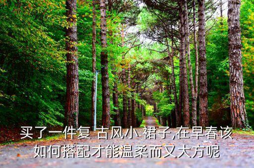 买了一件复 古风小 裙子,在早春该如何搭配才能温柔而又大方呢