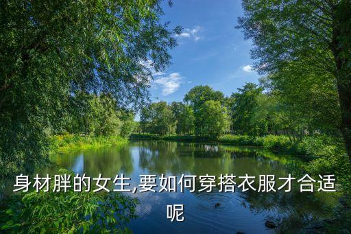 胖女孩时装裙子穿搭,适合胖女孩穿的裙子