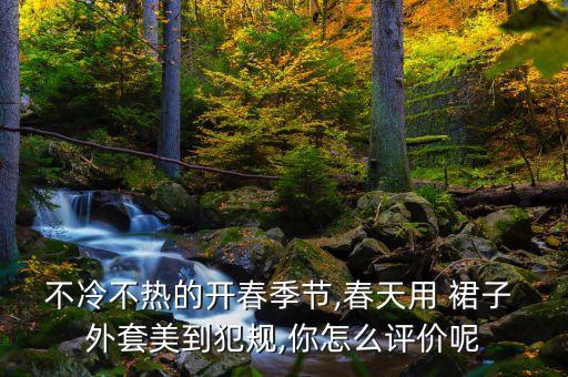 不冷不热的开春季节,春天用 裙子 外套美到犯规,你怎么评价呢