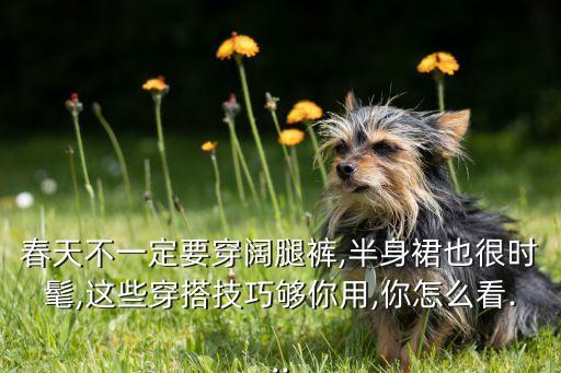春天不一定要穿阔腿裤,半身裙也很时髦,这些穿搭技巧够你用,你怎么看...