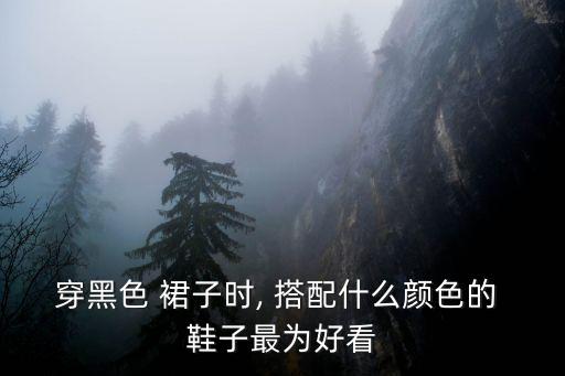 穿黑色 裙子时, 搭配什么颜色的 鞋子最为好看