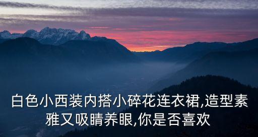 西服内搭裙子穿搭,白色西服搭什么裙子好看