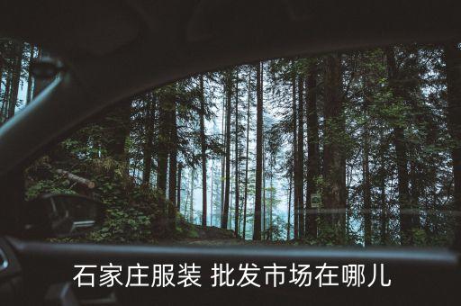  石家庄服装 批发市场在哪儿