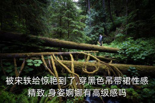 被宋轶给惊艳到了,穿黑色吊带裙性感精致,身姿婀娜有高级感吗
