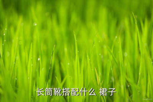 长筒靴搭配什么 裙子