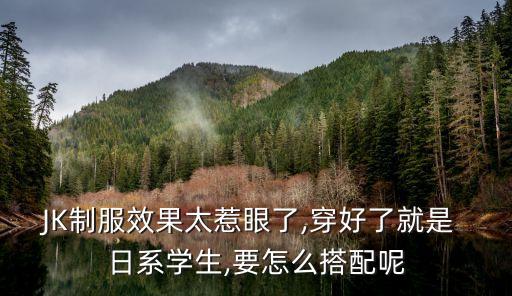 JK制服效果太惹眼了,穿好了就是 日系学生,要怎么搭配呢
