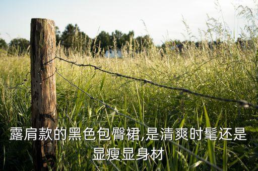 露肩款的黑色包臀裙,是清爽时髦还是显瘦显身材