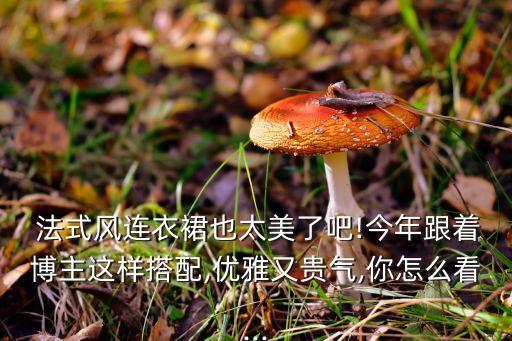  法式风连衣裙也太美了吧!今年跟着博主这样搭配,优雅又贵气,你怎么看...