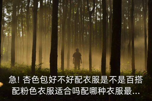 急! 杏色包好不好配衣服是不是百搭配粉色衣服适合吗配哪种衣服最...