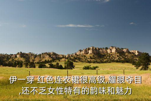 伊一穿 红色连衣裙很高级,耀眼夺目,还不乏女性特有的韵味和魅力