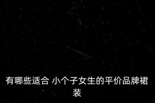 有哪些适合 小个子女生的平价品牌裙装