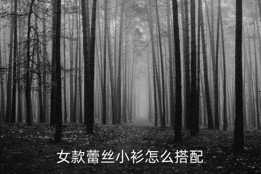 女款蕾丝小衫怎么搭配