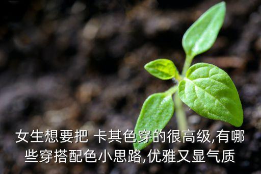 卡其色带帽毛衣裙子好看吗,绿色毛衣配卡其色裙子好看吗