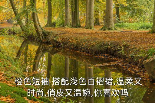 橙色上衣搭配什么裙子,橙色t恤搭配什么裙子