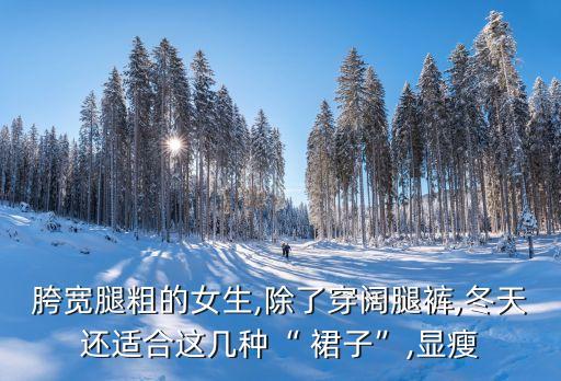 胯宽腿粗的女生,除了穿阔腿裤,冬天还适合这几种“ 裙子”,显瘦