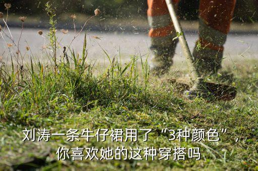  刘涛一条牛仔裙用了“3种颜色”,你喜欢她的这种穿搭吗