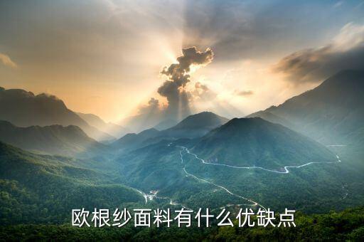  欧根纱面料有什么优缺点