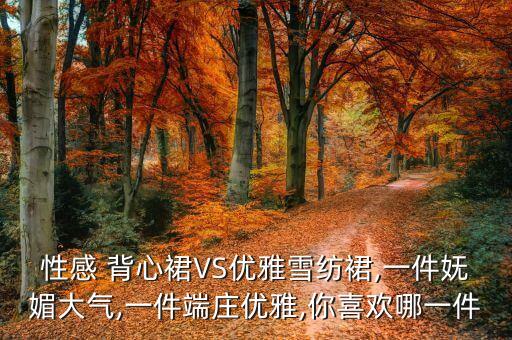 性感 背心裙VS优雅雪纺裙,一件妩媚大气,一件端庄优雅,你喜欢哪一件