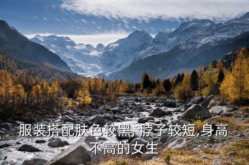 服装搭配肤色较黑, 脖子较短,身高不高的女生