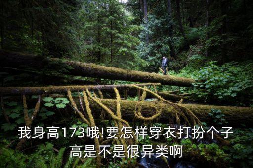 我身高173哦!要怎样穿衣打扮个子高是不是很异类啊