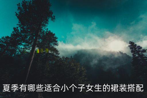 少女穿搭夏天裙子,青春 少女 小短袖 夏天 裙子