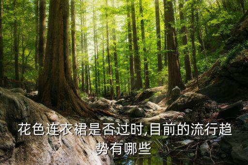  花色连衣裙是否过时,目前的流行趋势有哪些