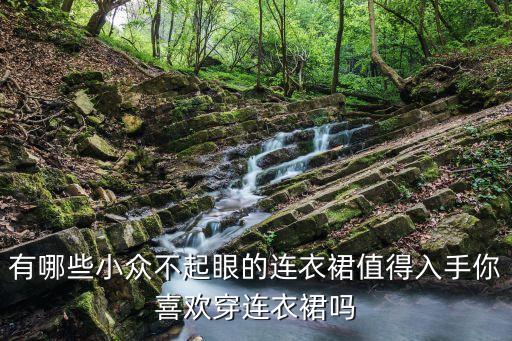 有哪些小众不起眼的连衣裙值得入手你喜欢穿连衣裙吗