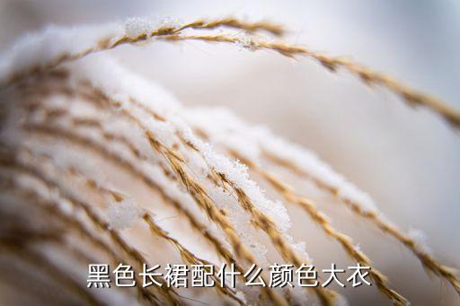 黑色长裙配什么颜色大衣