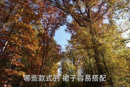 哪些款式的 裙子容易搭配