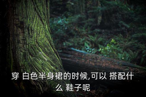 穿 白色半身裙的时候,可以 搭配什么 鞋子呢