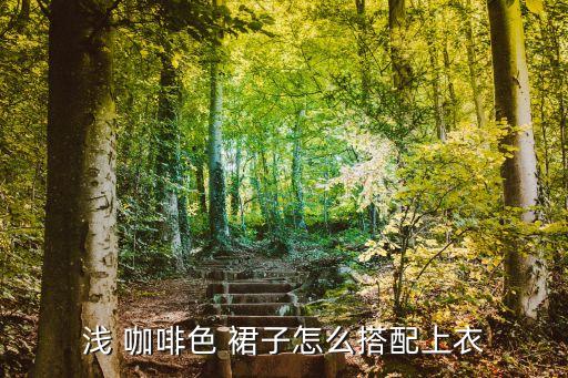 白色外套咖啡色裙子好看吗,咖啡色裙子配什么上衣好看图片