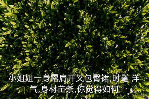 小姐姐一身露肩开叉包臀裙,时髦 洋气,身材苗条,你觉得如何