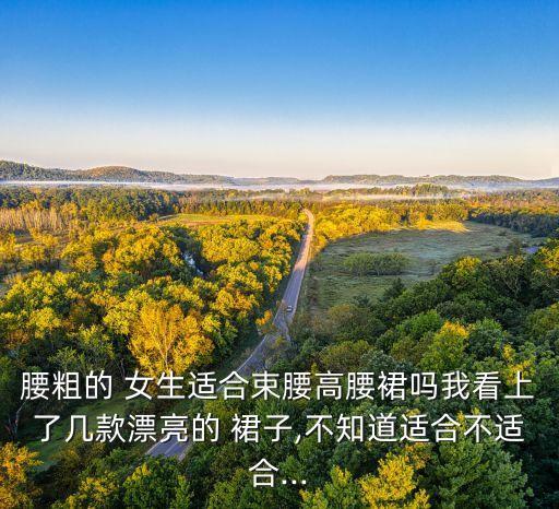 腰粗的 女生适合束腰高腰裙吗我看上了几款漂亮的 裙子,不知道适合不适合...