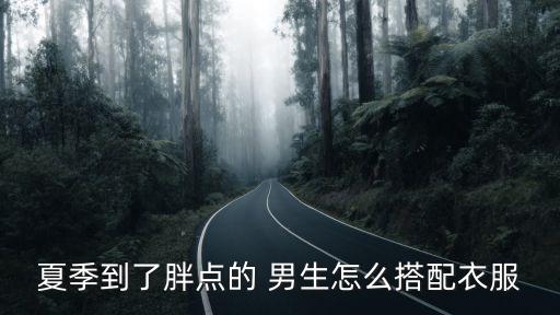 夏季到了胖点的 男生怎么搭配衣服