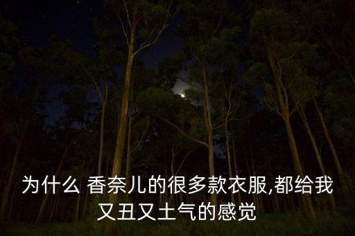 为什么 香奈儿的很多款衣服,都给我又丑又土气的感觉