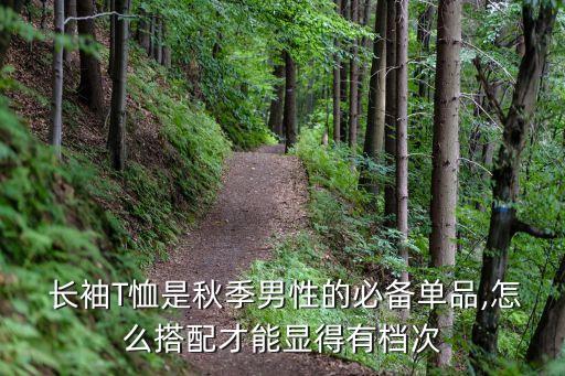  长袖T恤是秋季男性的必备单品,怎么搭配才能显得有档次