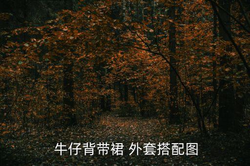  牛仔背带裙 外套搭配图