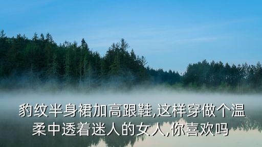  豹纹半身裙加高跟鞋,这样穿做个温柔中透着迷人的女人,你喜欢吗