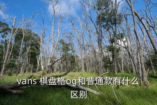 vans 棋盘格og和普通款有什么区别
