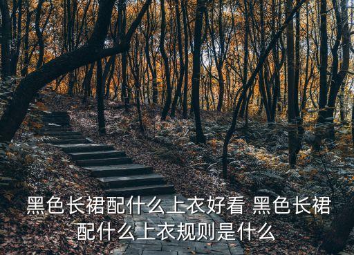  黑色长裙配什么上衣好看 黑色长裙配什么上衣规则是什么