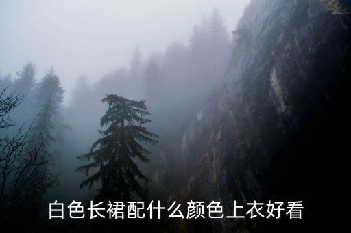 白色长裙配什么颜色上衣好看