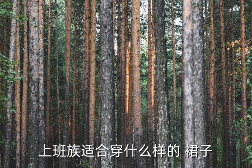 上班族适合穿什么样的 裙子