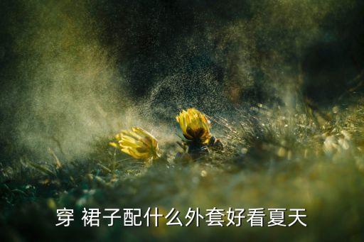 穿 裙子配什么外套好看夏天