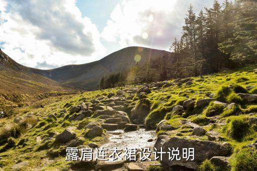  露肩连衣裙设计说明