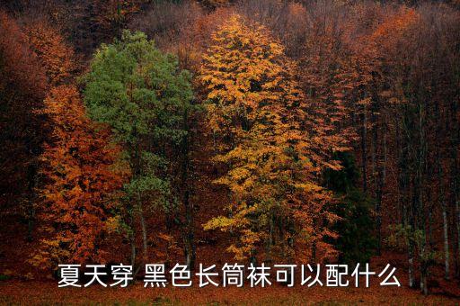 夏天穿 黑色长筒袜可以配什么