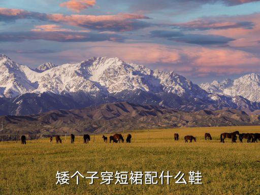 矮个子穿短裙配什么鞋